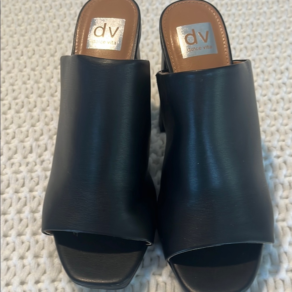 Dolce Vita Women's Black Mules